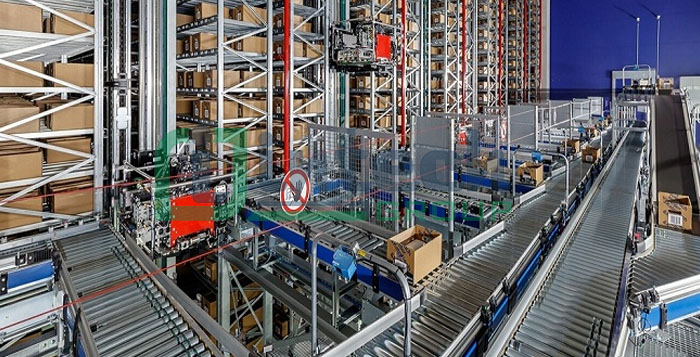 Cơ chế hoạt động của Hệ thống băng tải 2 tầng